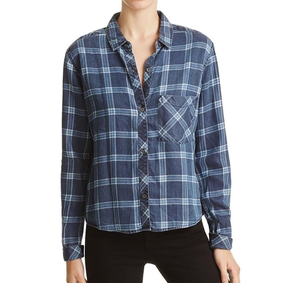 Rails Plaid Button Down Top Size XS - Picture 2 of 15